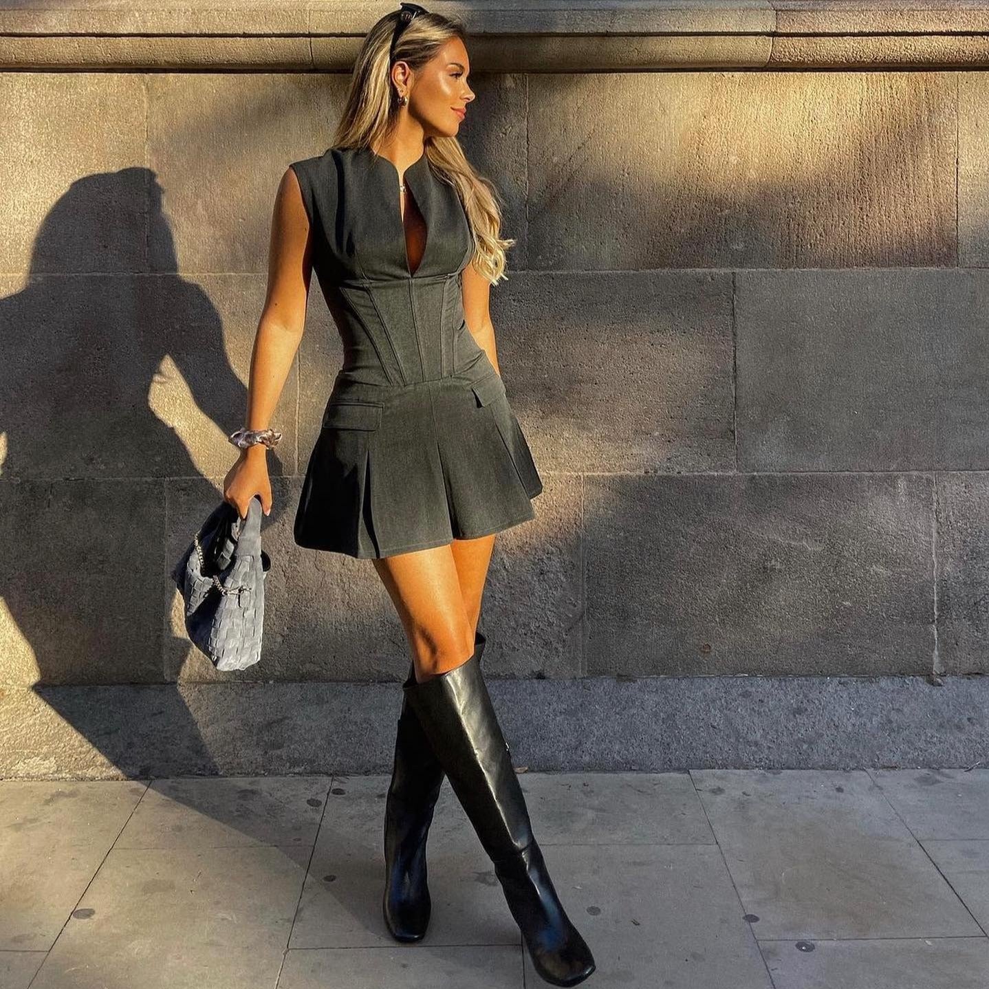 Valenzora | Minikleid mit Korsett und Faltenrock für Damen