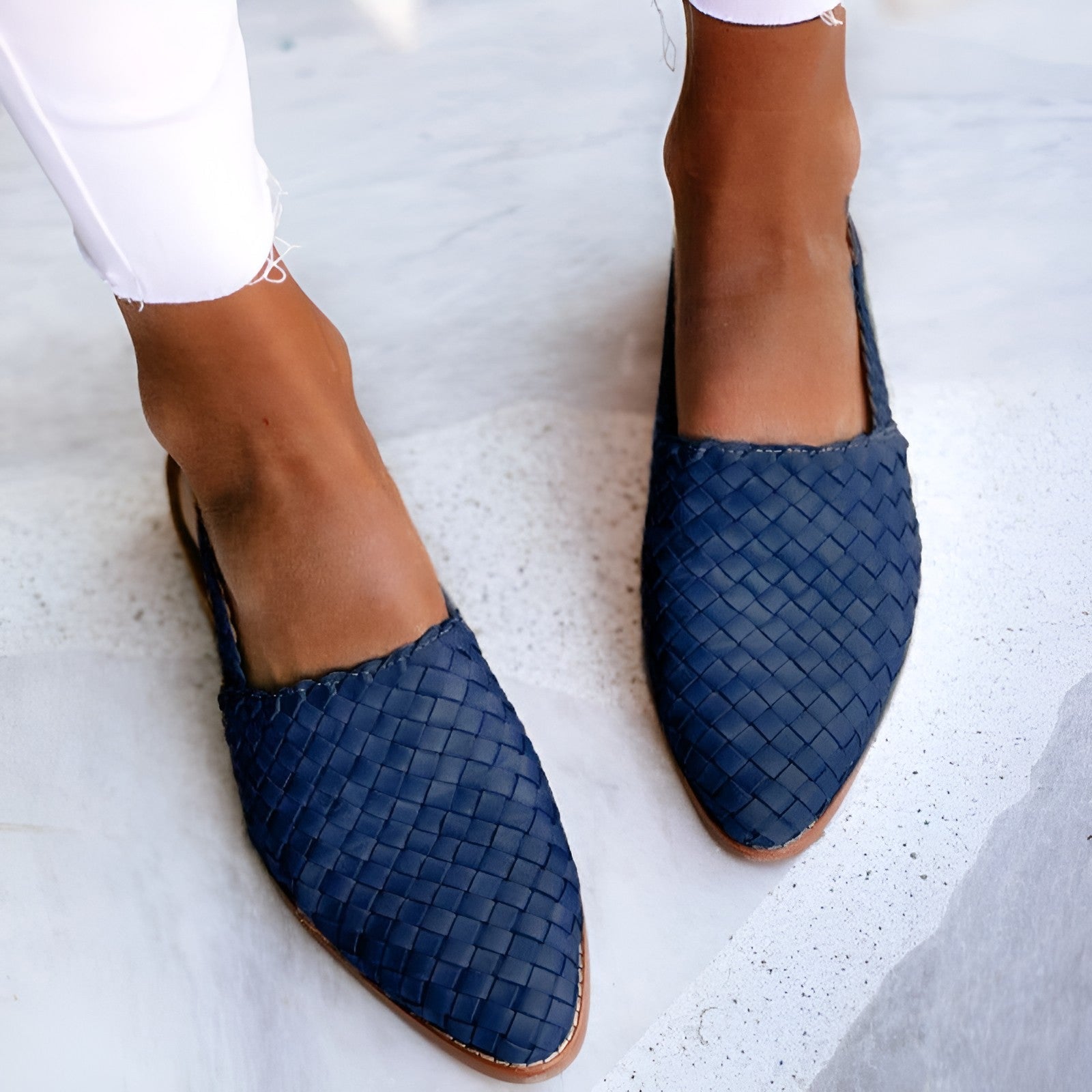 Valenzora | Elegant Orthopedic Braided Sandals