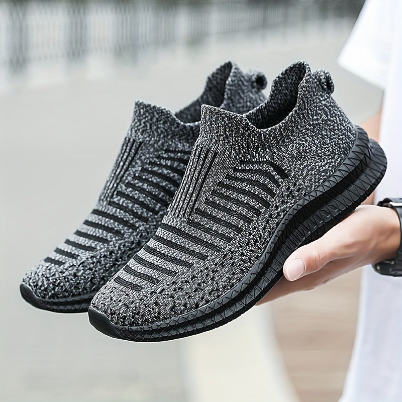 Valenzora | Breathable slip-on sneakers with knit upper