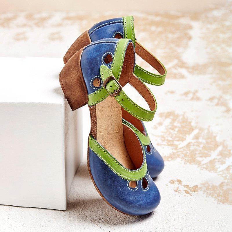 Valenzora | Low-heeled sandals