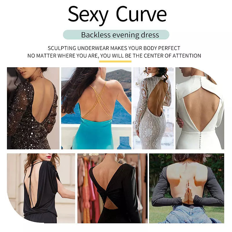 Valenzora | Deep V-neck body shaping bodysuit