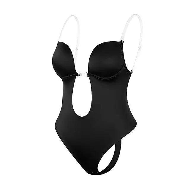 Valenzora | Deep V-neck body shaping bodysuit