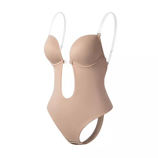 Valenzora | Deep V-neck body shaping bodysuit