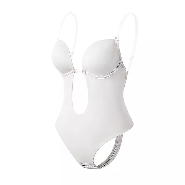 Valenzora | Deep V-neck body shaping bodysuit