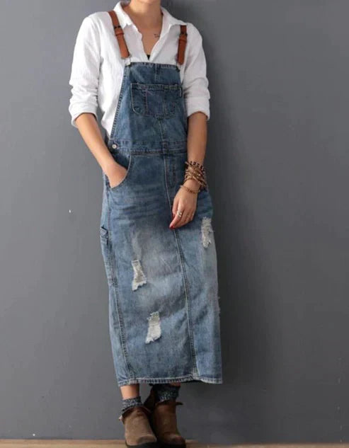 Valenzora | Stylisches Vintage-Jeanskleid