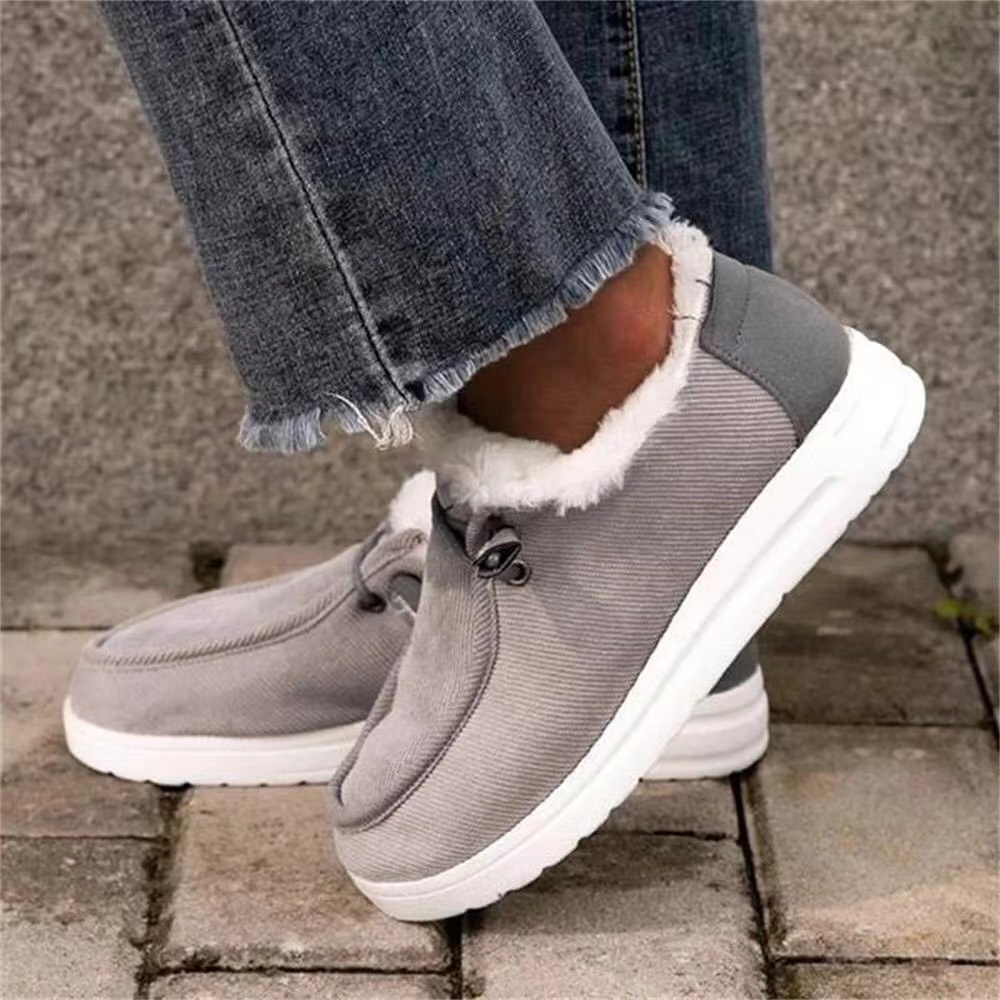 Valenzora - Elegant winter sneakers with fur lining