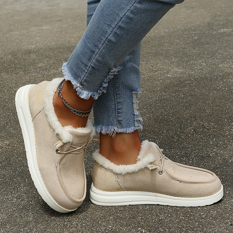 Valenzora - Elegant winter sneakers with fur lining