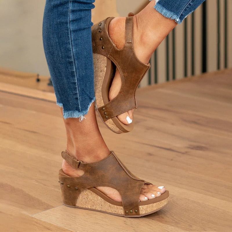 Valenzora | Bequeme Ledersandalen für den Sommer