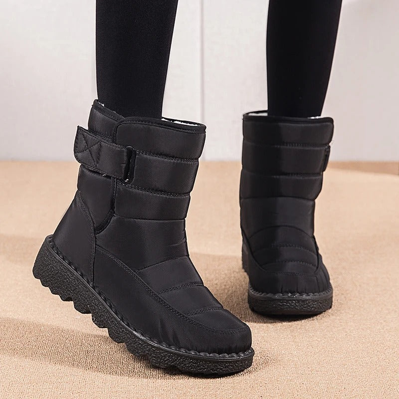 Valenzora dicke Plüsch-Winterstiefel