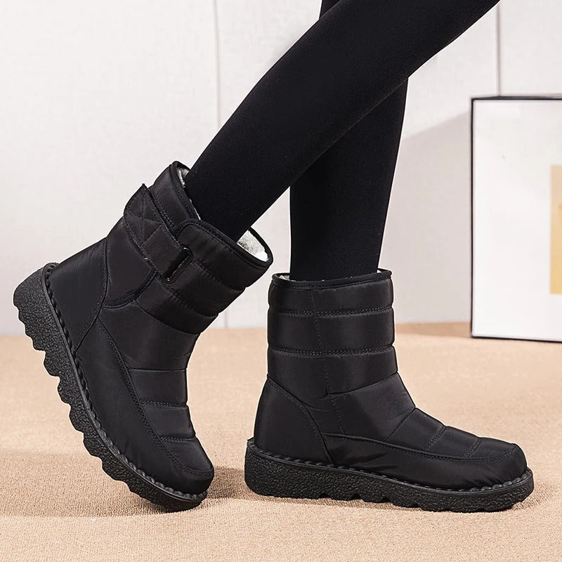 Valenzora dicke Plüsch-Winterstiefel