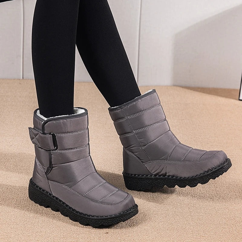Valenzora dicke Plüsch-Winterstiefel