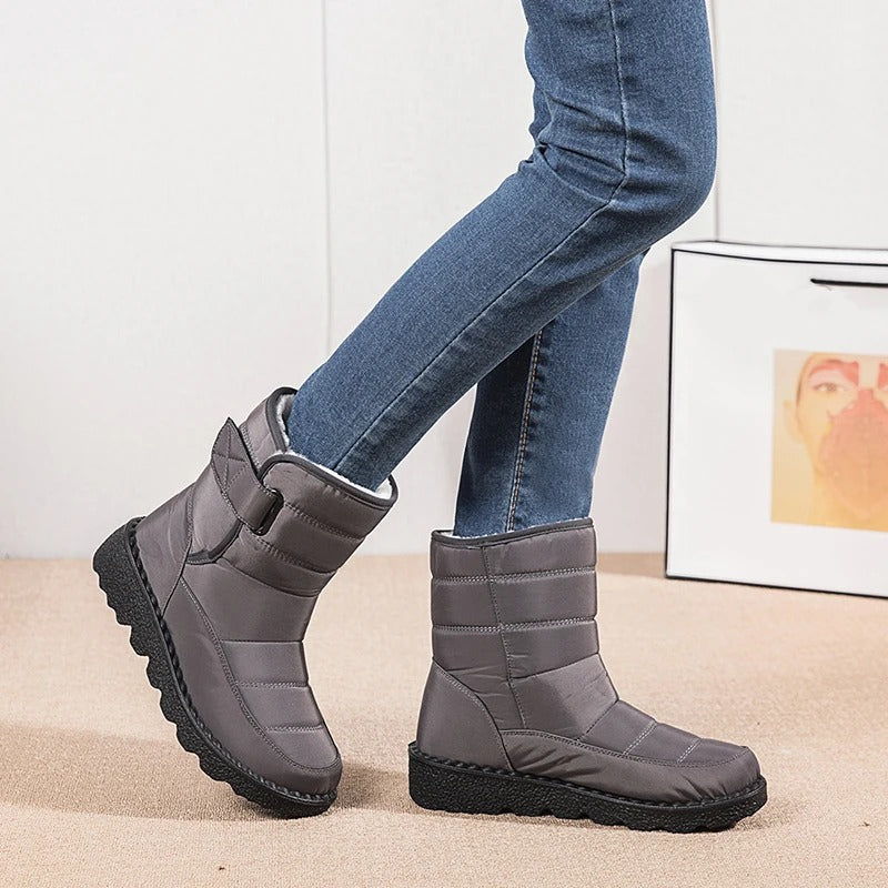Valenzora dicke Plüsch-Winterstiefel