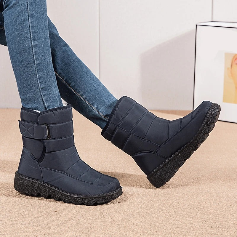 Valenzora dicke Plüsch-Winterstiefel