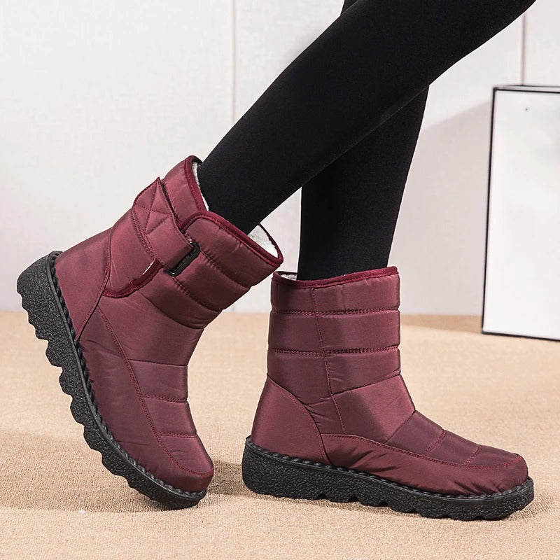 Valenzora dicke Plüsch-Winterstiefel