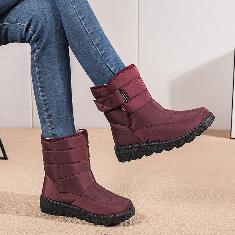 Valenzora dicke Plüsch-Winterstiefel
