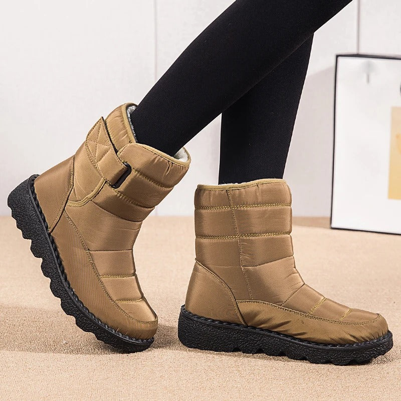 Valenzora dicke Plüsch-Winterstiefel