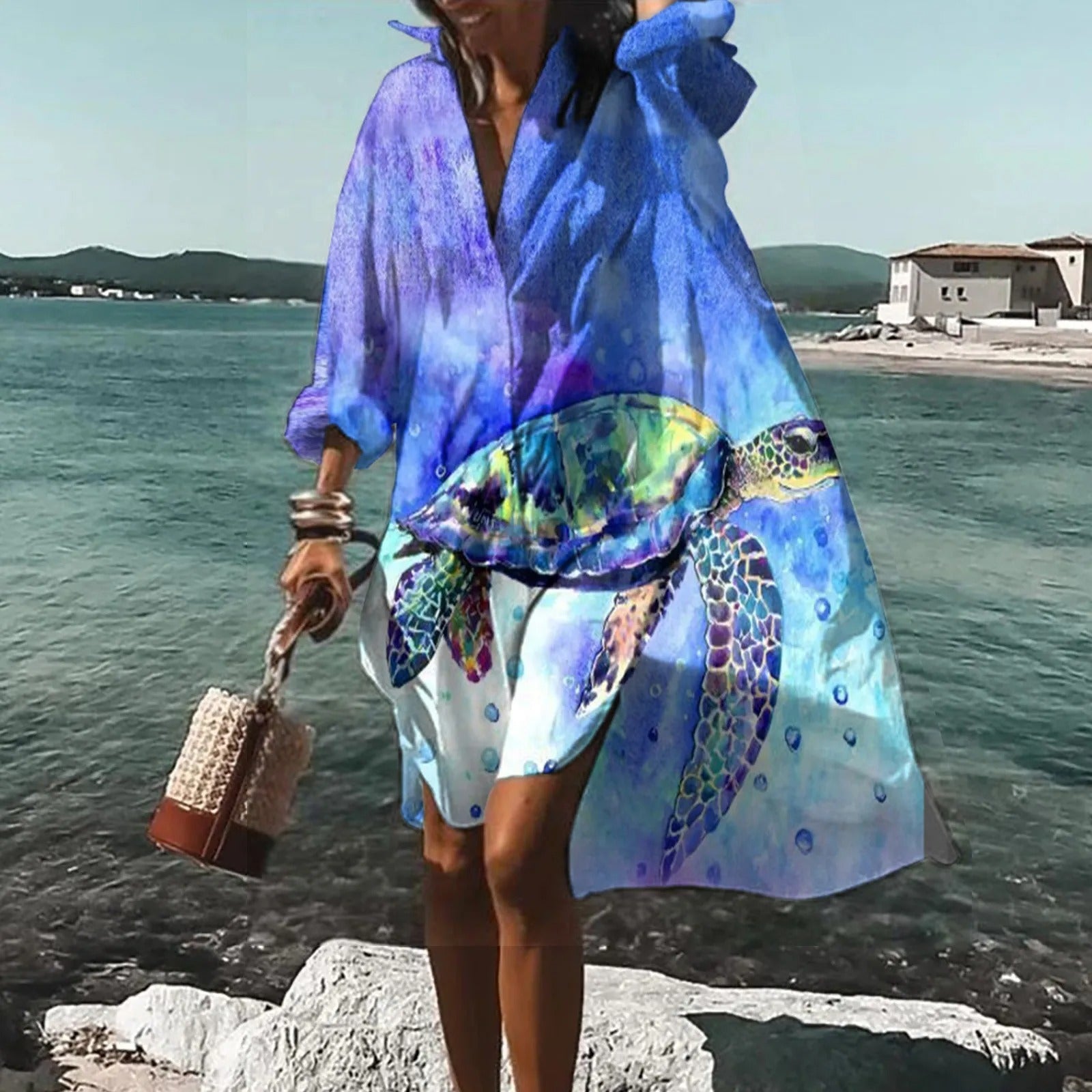 Valenzora | Casual shirt dress