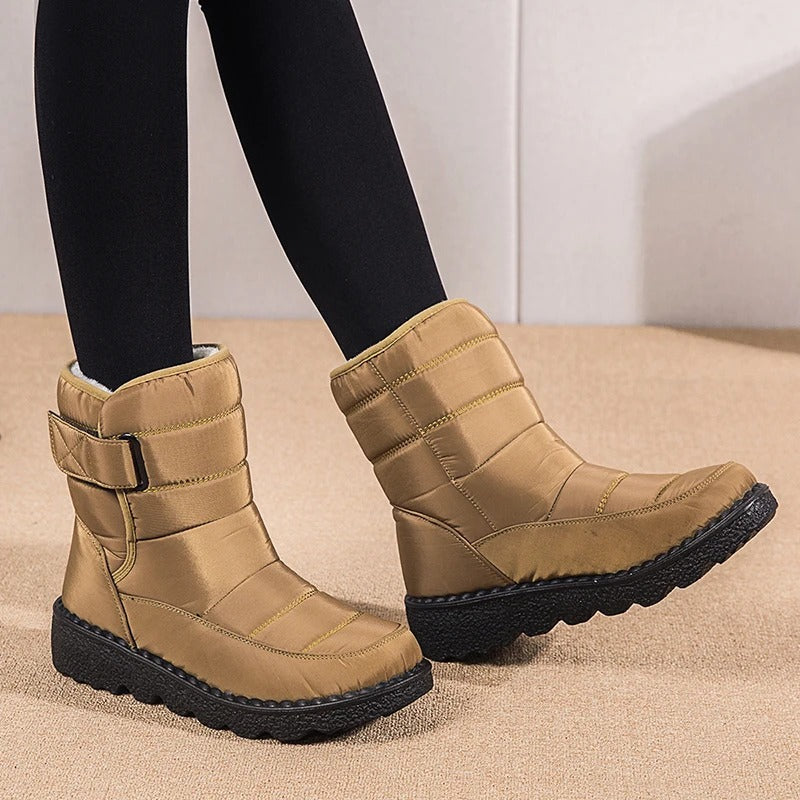 Valenzora dicke Plüsch-Winterstiefel