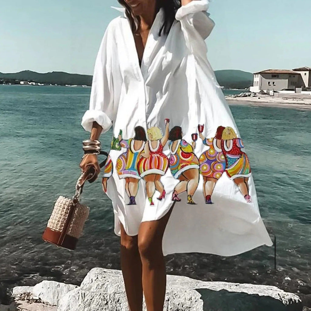 Valenzora | Casual shirt dress