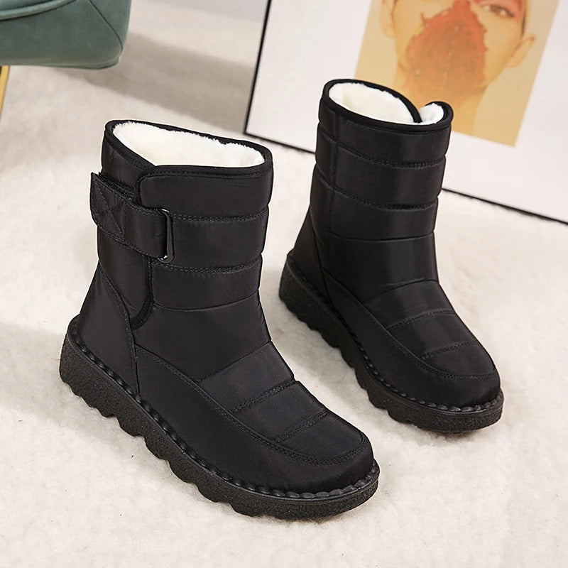 Valenzora dicke Plüsch-Winterstiefel