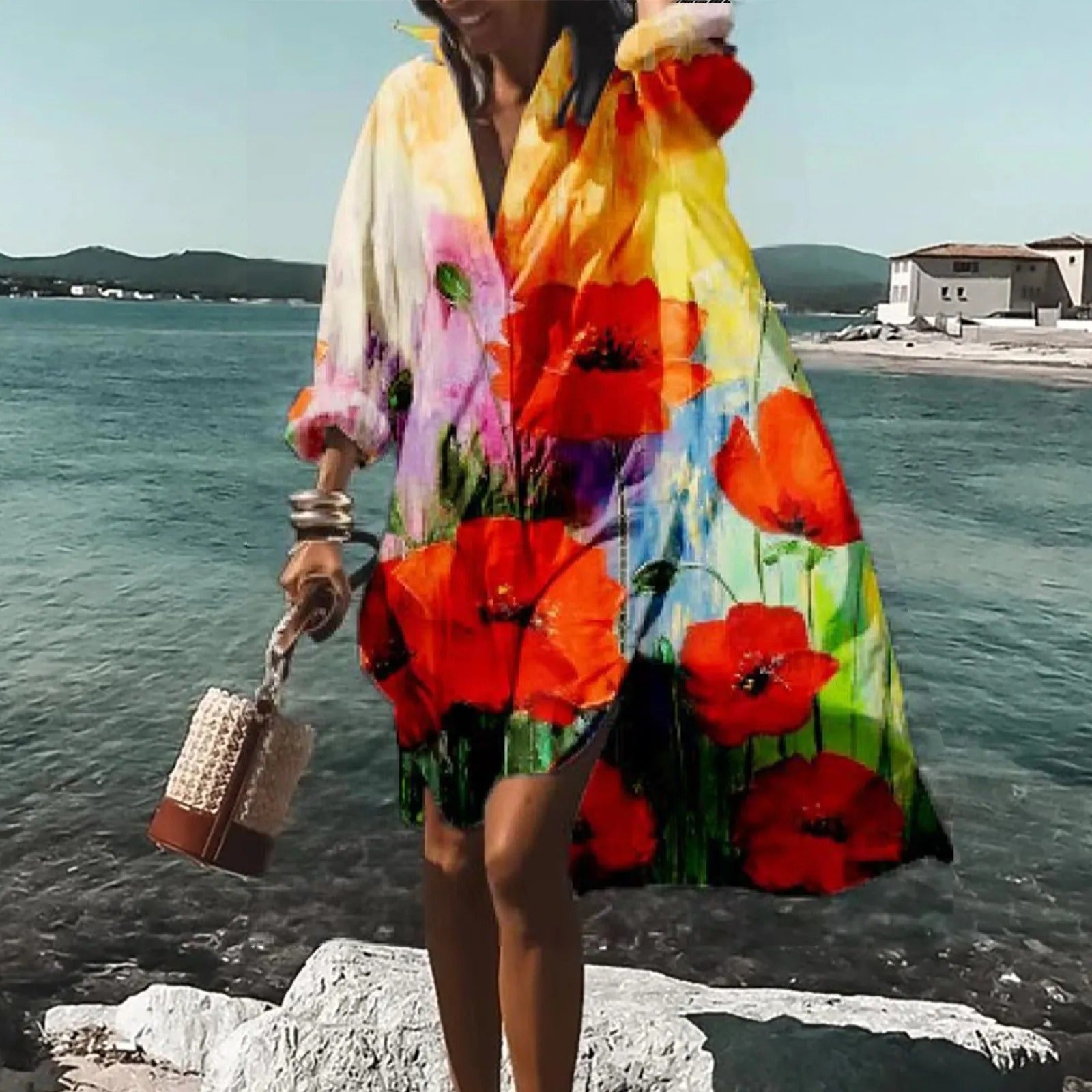 Valenzora | Casual shirt dress
