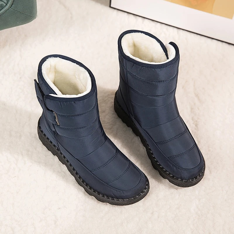 Valenzora dicke Plüsch-Winterstiefel