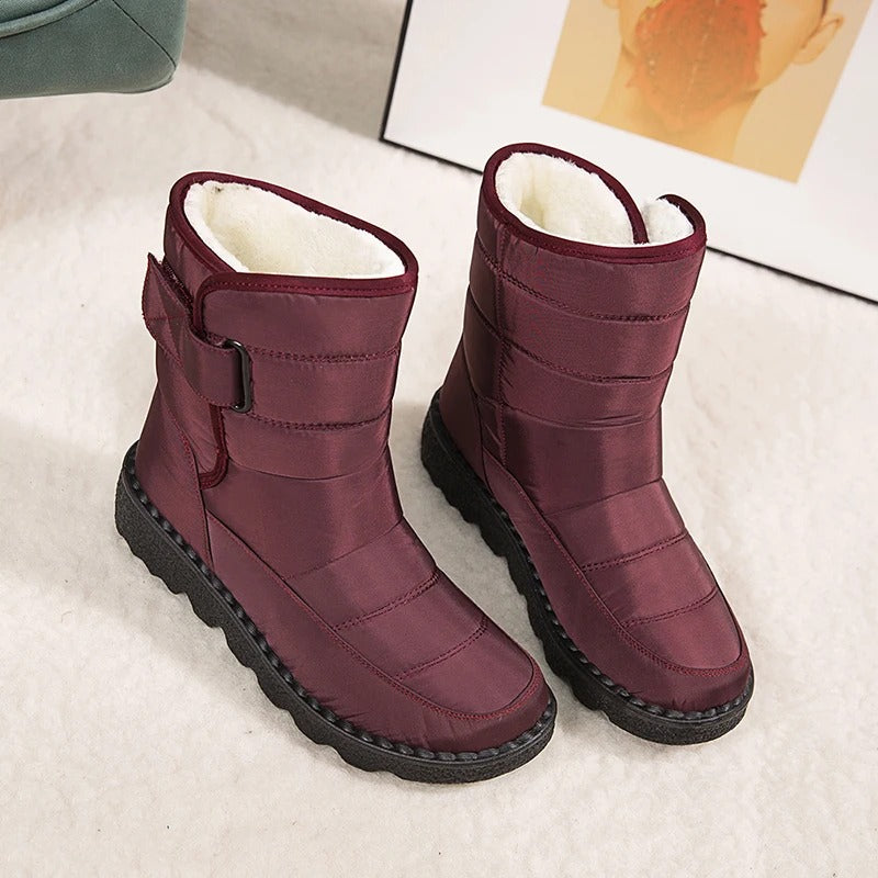 Valenzora dicke Plüsch-Winterstiefel