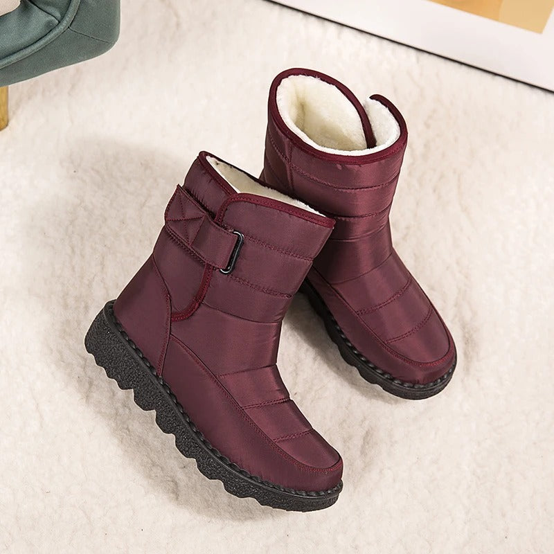 Valenzora dicke Plüsch-Winterstiefel