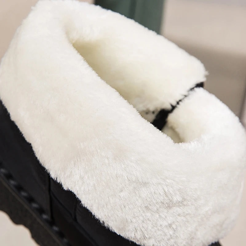 Valenzora dicke Plüsch-Winterstiefel