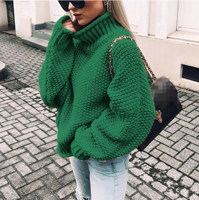 Valenzora – Oversize Rollkragenpullover
