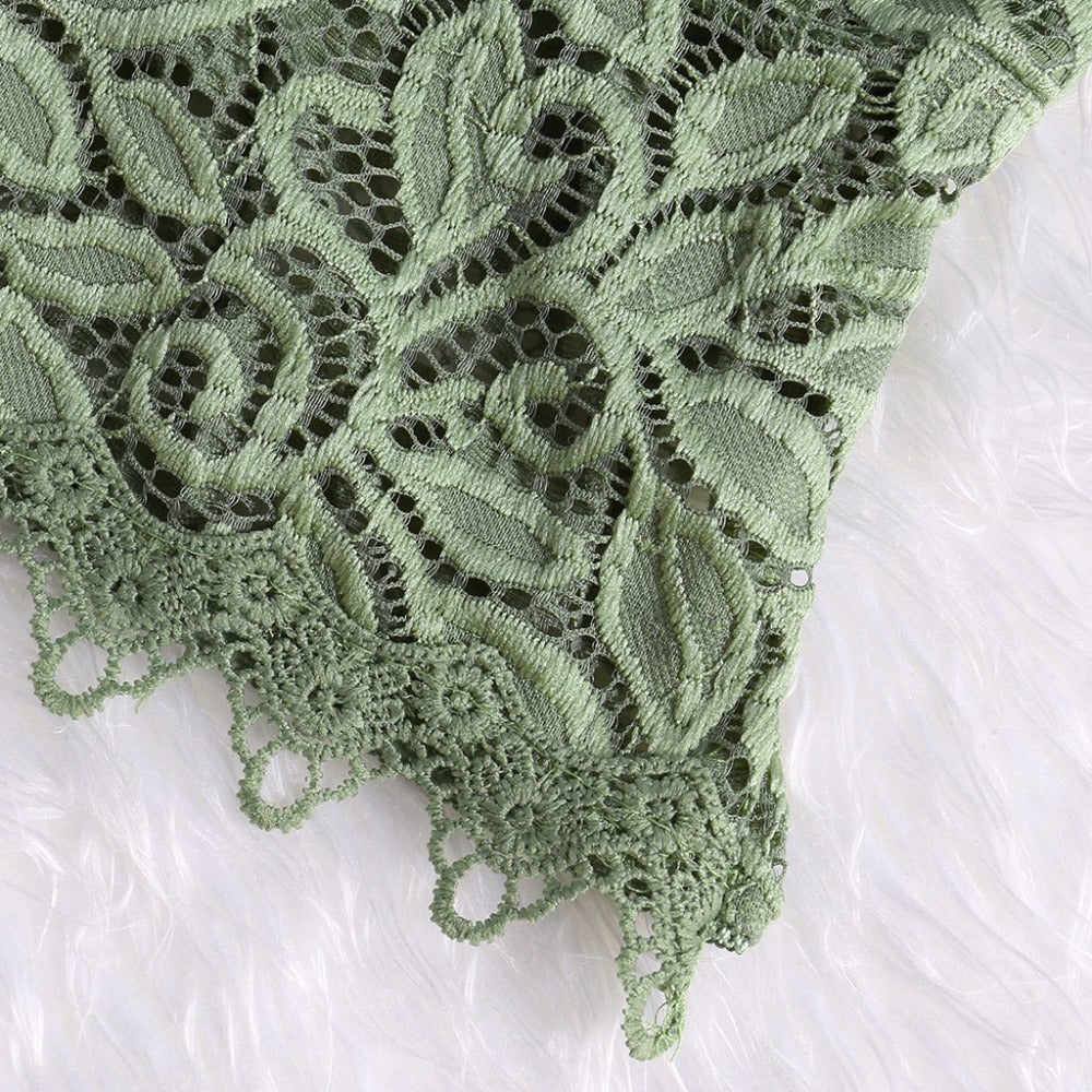 Valenzora | Verführerisches Spitzen-Bralette Crop Top