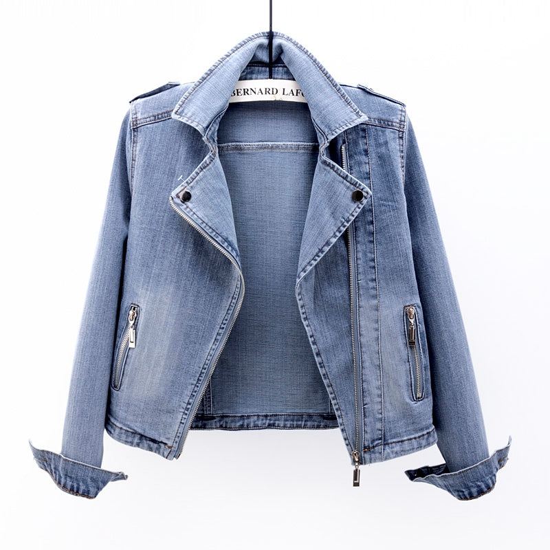 Valenzora | Washed denim jacket for women