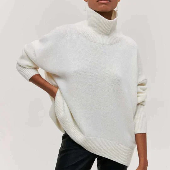 Oversize Rollkragenpullover
