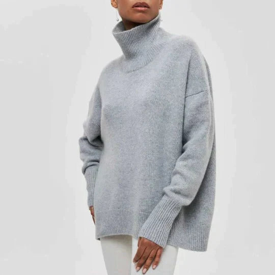 Oversize Rollkragenpullover