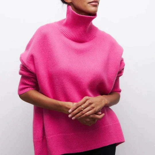 Oversized roll-neck sweater