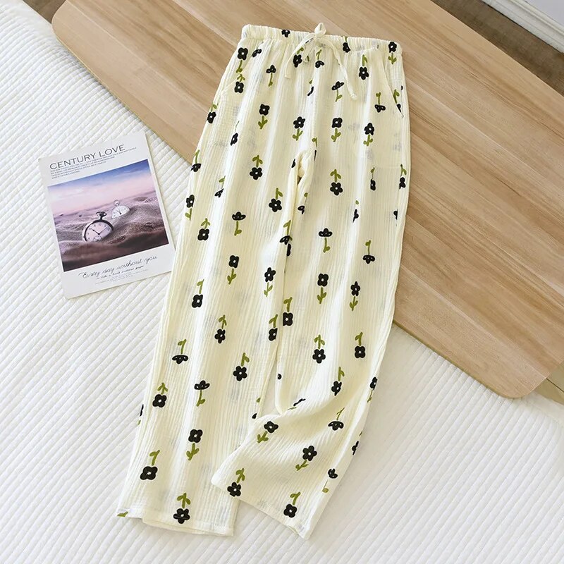 Valenzora - Floral pajama pants