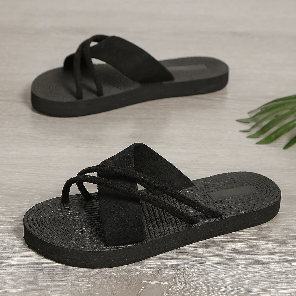 Valenzora - Schwarzer Slipper