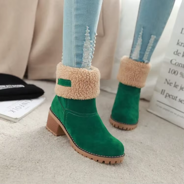 Valenzora | Stylish Warm Leather Snow Boots