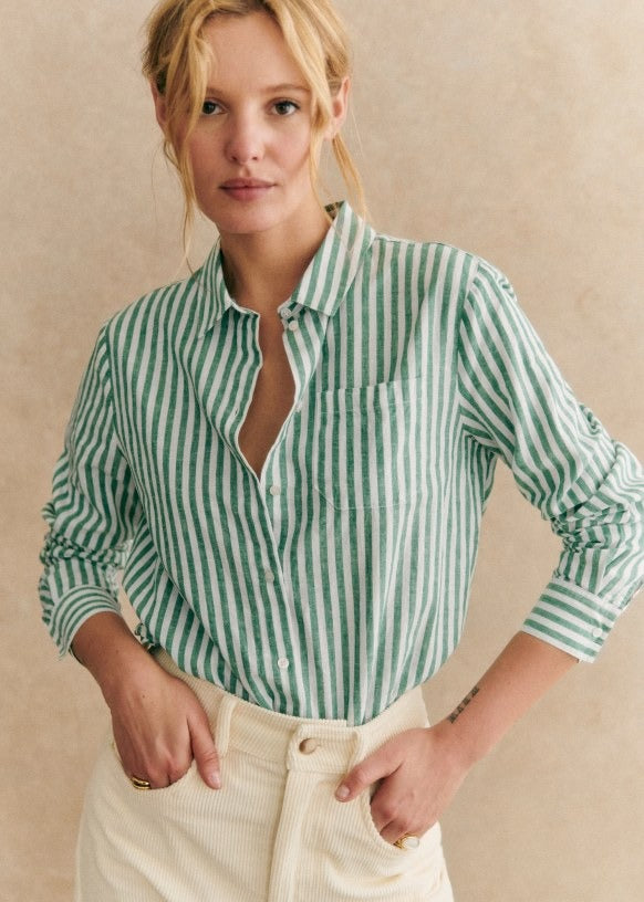 Valenzora | Gestreiftes Button-down-Hemd für Damen