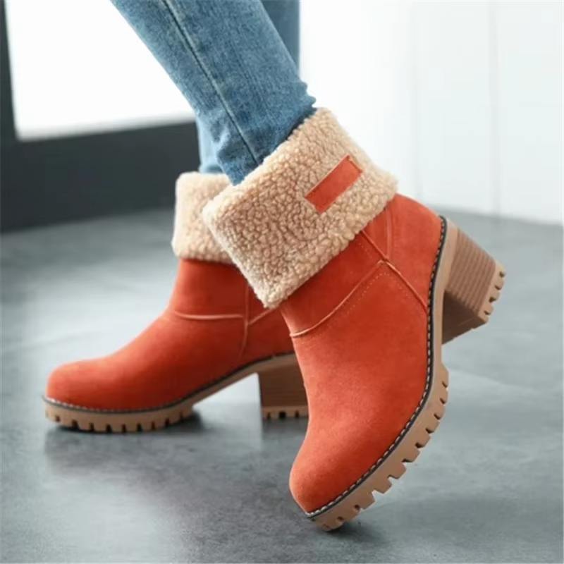 Valenzora | Stylish Warm Leather Snow Boots