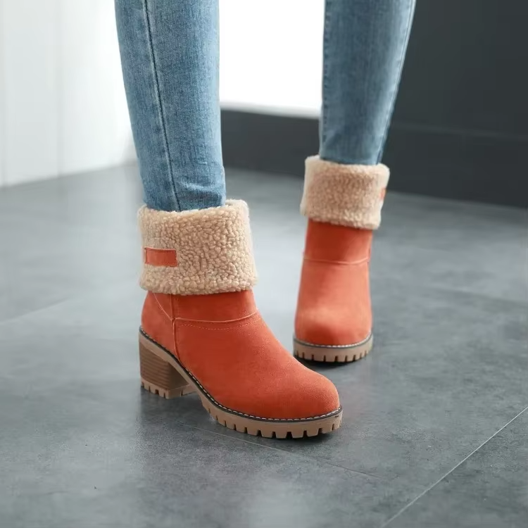 Valenzora | Stylish Warm Leather Snow Boots