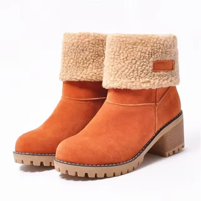 Valenzora | Stylish Warm Leather Snow Boots