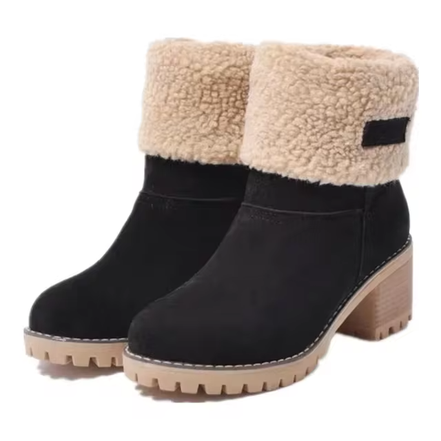 Valenzora | Stylish Warm Leather Snow Boots