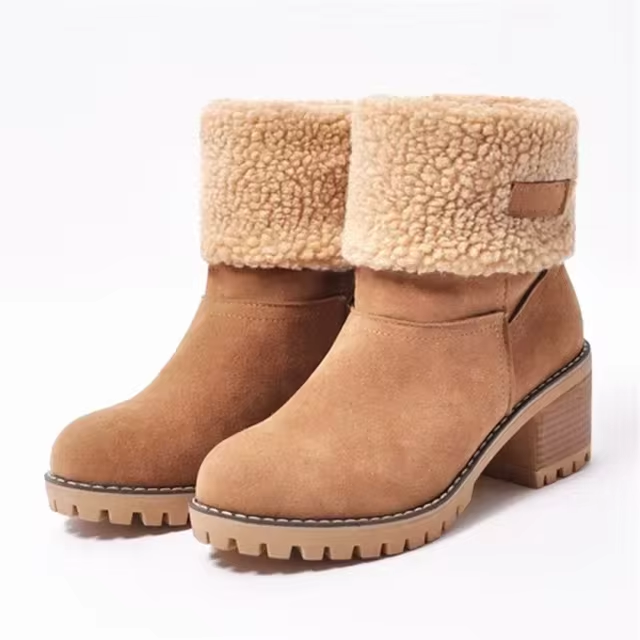 Valenzora | Stylish Warm Leather Snow Boots