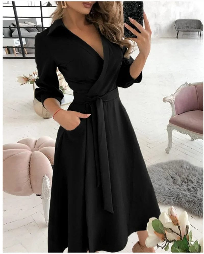 Valenzora | Midi-Kleid Elegantes Design Formelle & Abendgarderobe