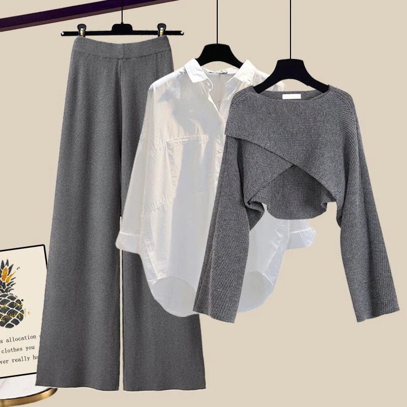 Valenzora | Comfortable and soft three-piece set with long sleeves