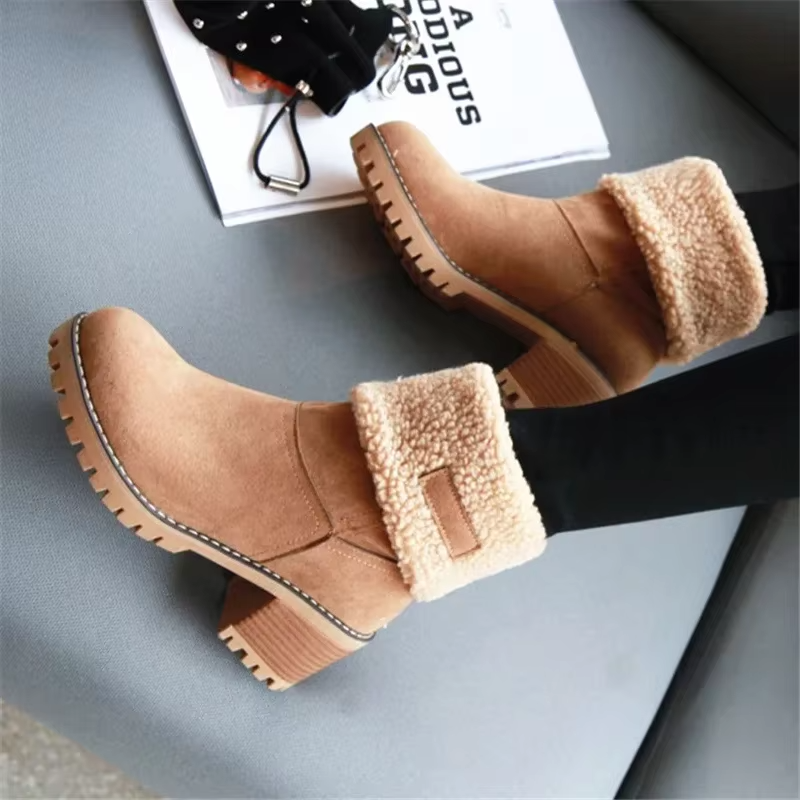 Valenzora | Stylish Warm Leather Snow Boots
