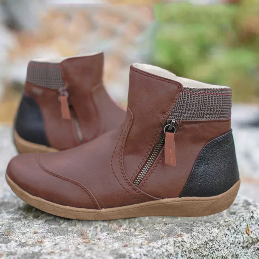Valenzora | Wasserdichte, orthopädische Lederstiefel