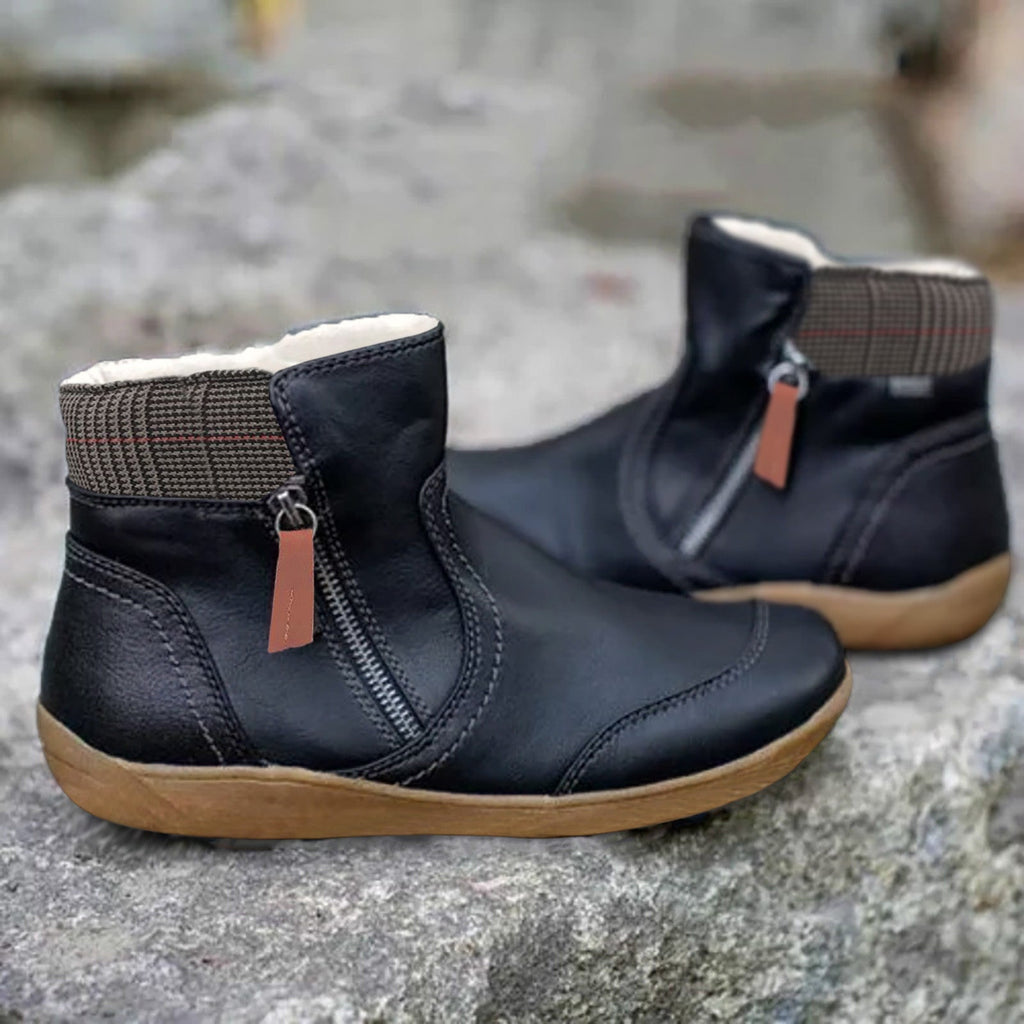 Valenzora | Wasserdichte, orthopädische Lederstiefel