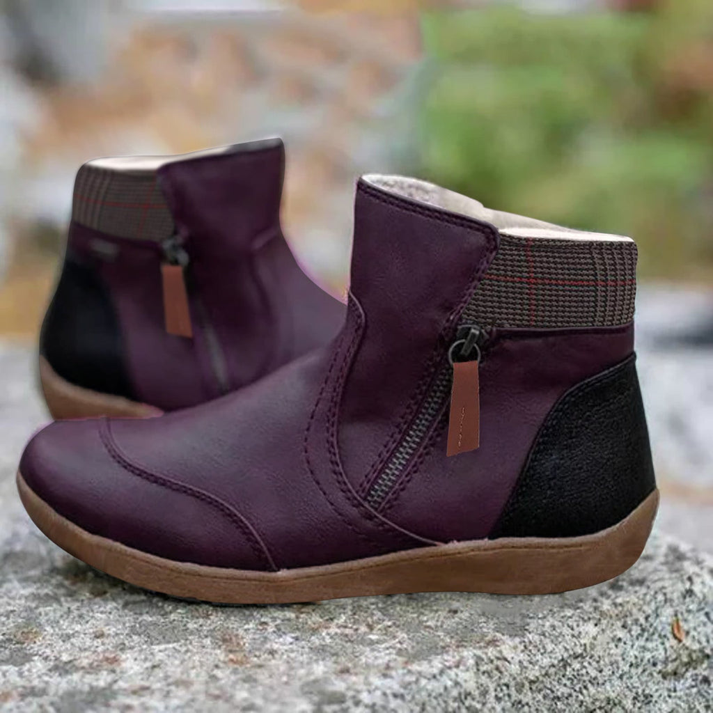 Valenzora | Wasserdichte, orthopädische Lederstiefel